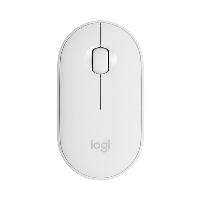 Мышь Logitech Pebble M350, беспроводная, белый - 1