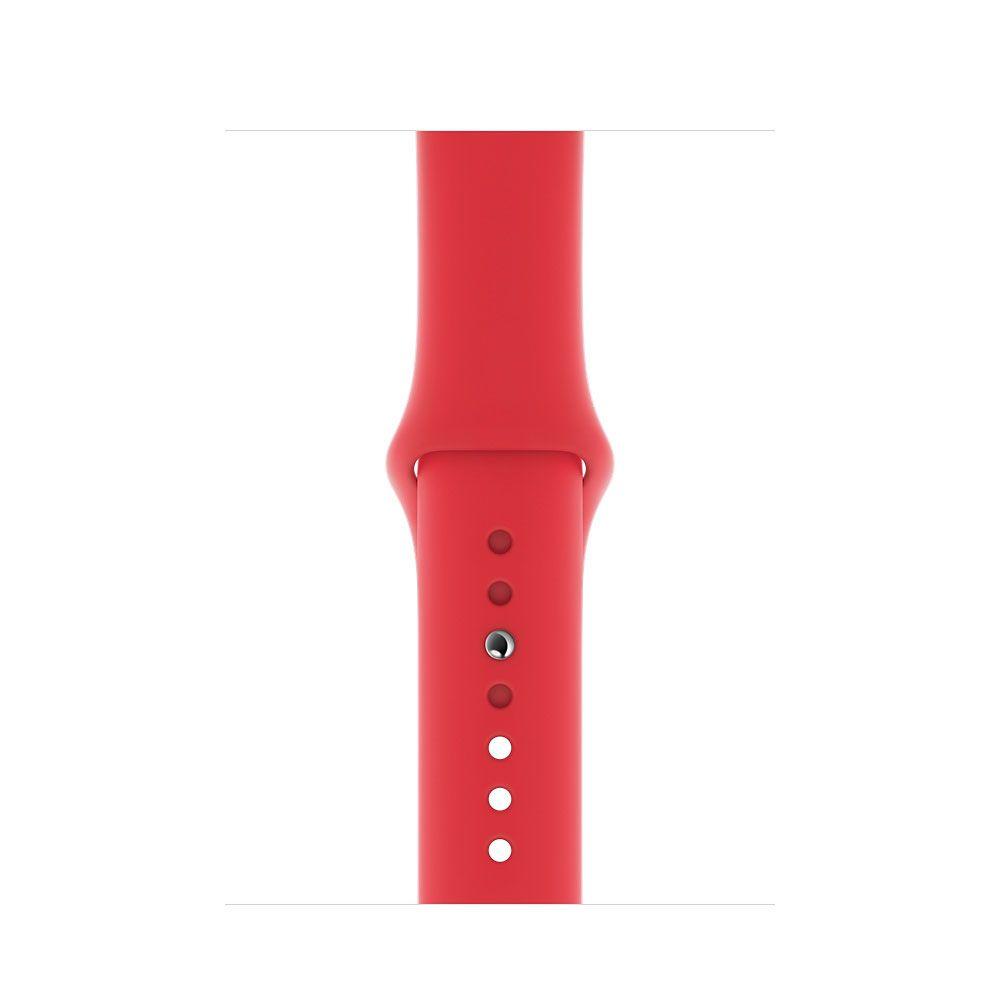 Ремешок Apple Sport Band для Apple Watch 44mm, Фторэластомер, (PRODUCT)RED - 0