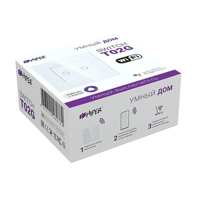 Выключатель Hiper IoT Switch T02G photo 2