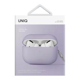 Чехол Uniq LINO лавандовый, для AirPods Pro 2— фото №3