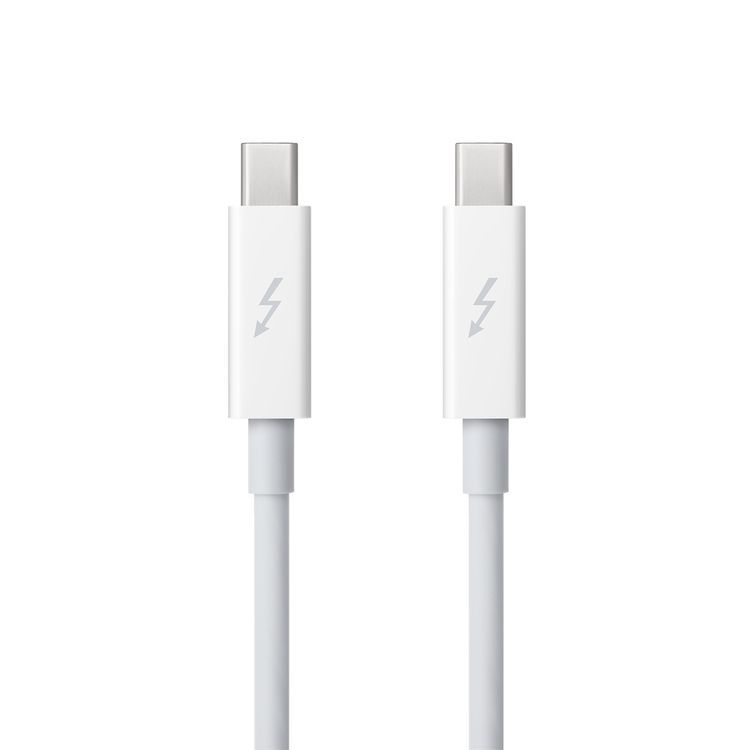 Кабель Apple Thunderbolt / Thunderbolt, 2м, белый— фото №0