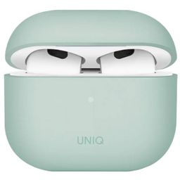 Чехол Uniq LINO зеленый, для AirPods 4— фото №0