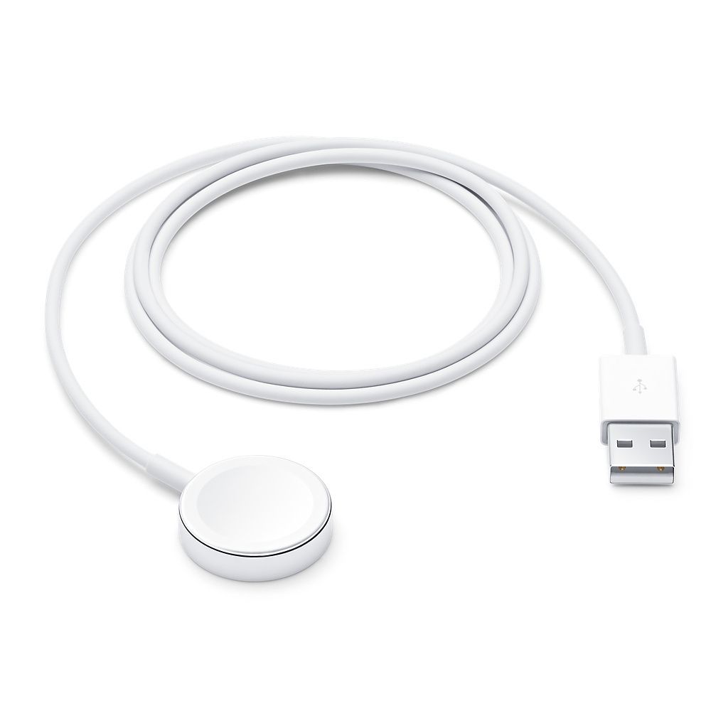 Кабель Apple Watch Magnetic Charging USB 1м, белый— фото №0