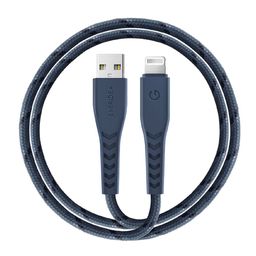 Кабель EnergEA USB / Lightning, 1,5м, синий— фото №0