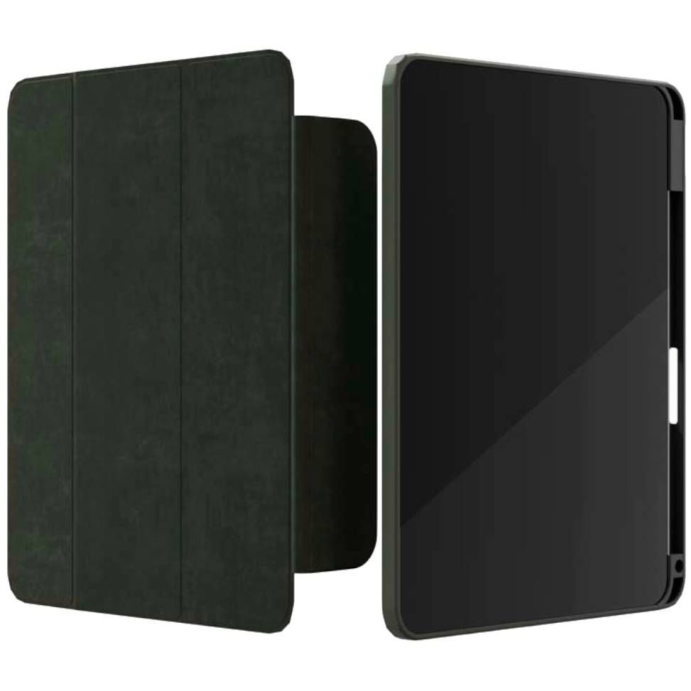 Чехол-книжка VLP Split Folio для iPad Air 13″ (2024), полиуретан, темно-зеленый— фото №2