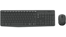 Клавиатура и мышь Logitech Wireless Combo MK235, серый— фото №0