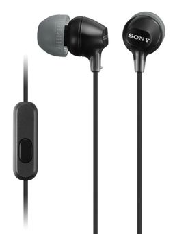 Наушники Sony MDR-EX15AP, черный— фото №0