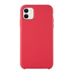 Чехол-накладка uBear Touch Case для iPhone 11, силикон, красный— фото №2