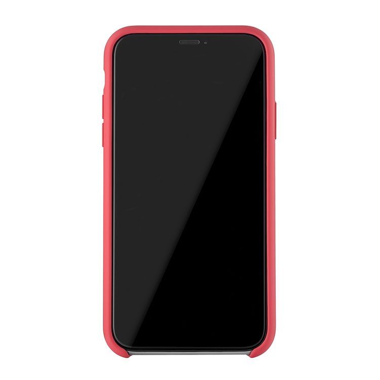 Чехол-накладка uBear Touch Case для iPhone 11, силикон, красный— фото №1