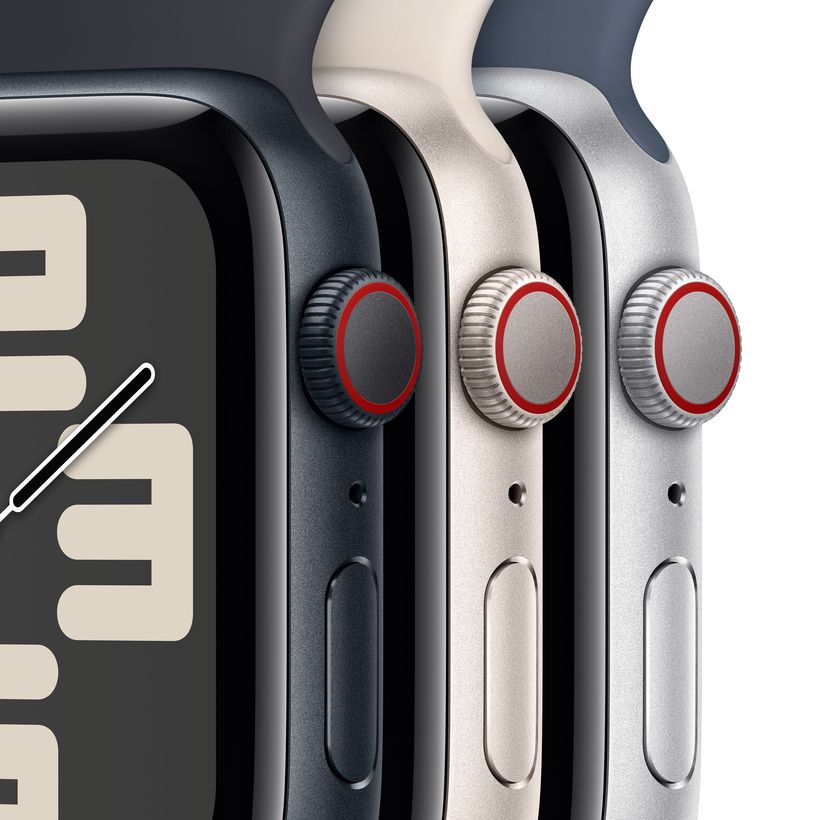 Apple Watch SE 2023 GPS  (корпус - темная ночь, 40mm ремешок Sport Loop темная ночь)— фото №2