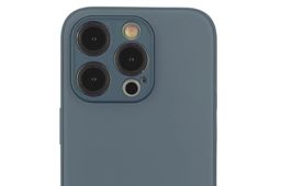 Чехол-накладка VLP Glaze Case для iPhone 15 Pro, полиуретан, синий— фото №1