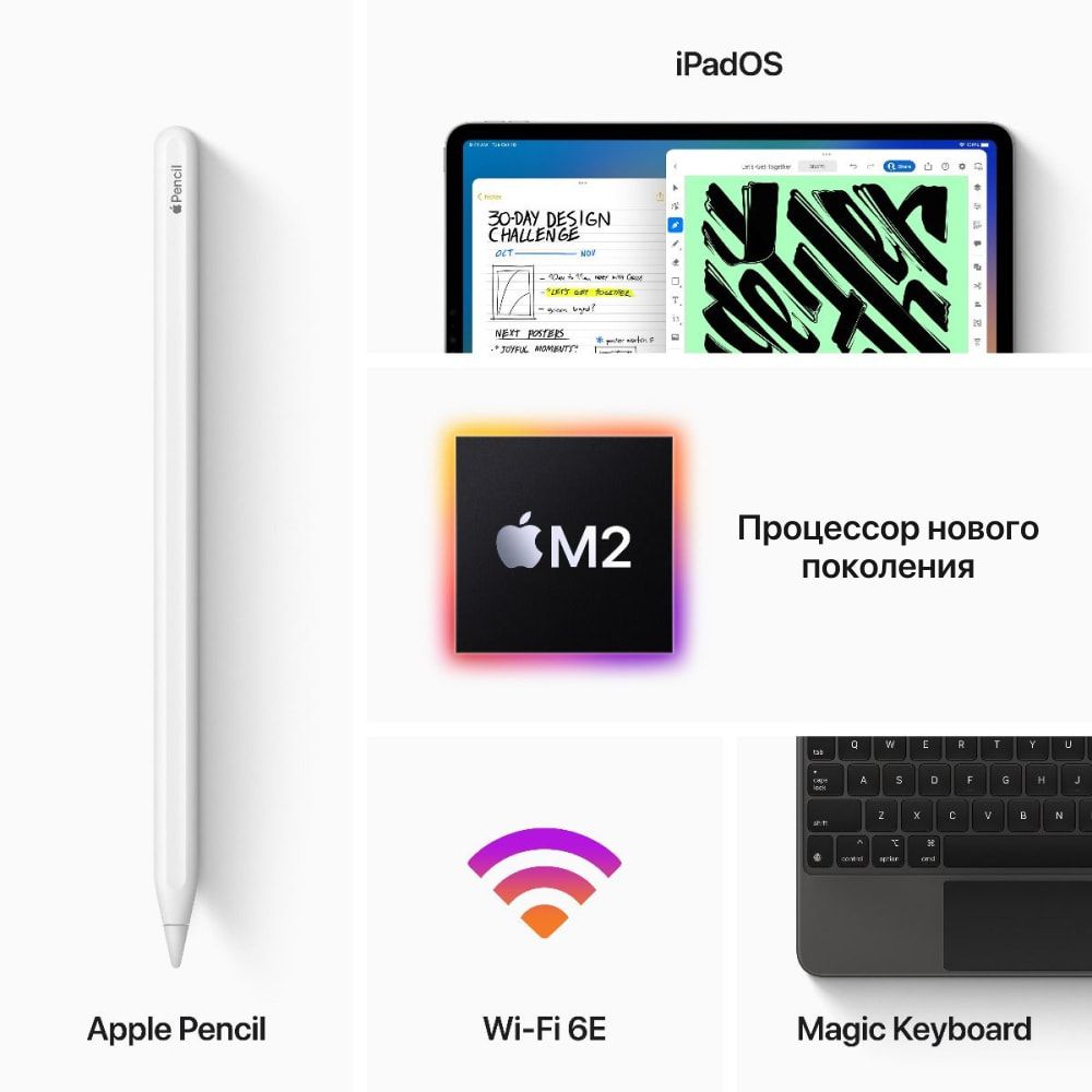 2022 Apple iPad Pro 12.9″ (1024GB, Wi-Fi, серый космос)— фото №6