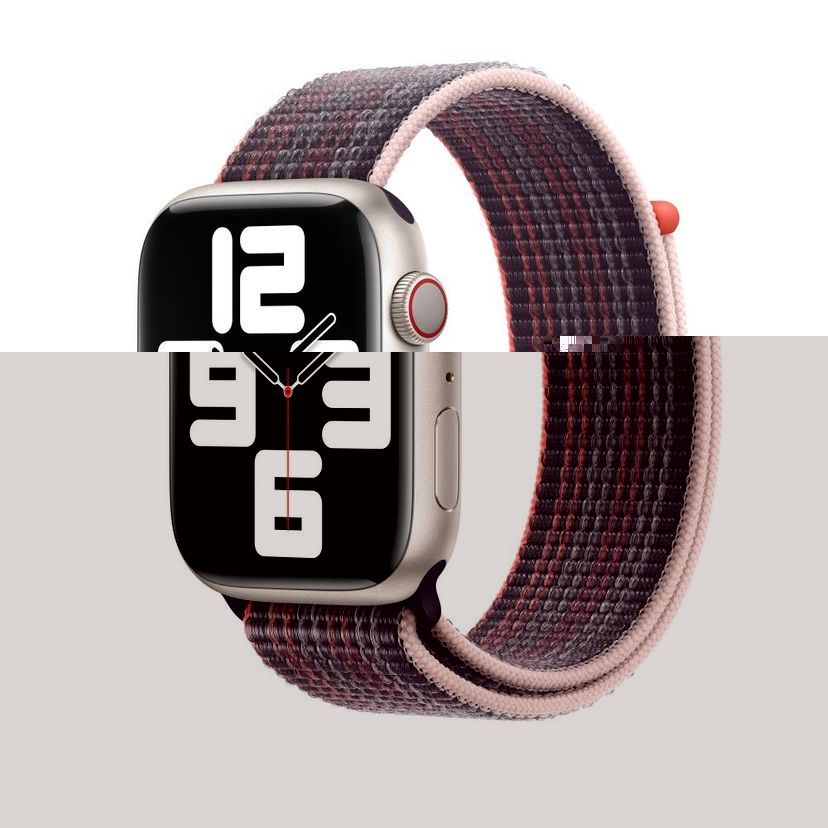 Ремешок Apple Sport Loop для Apple Watch 45mm, Нейлон, бузина— фото №1