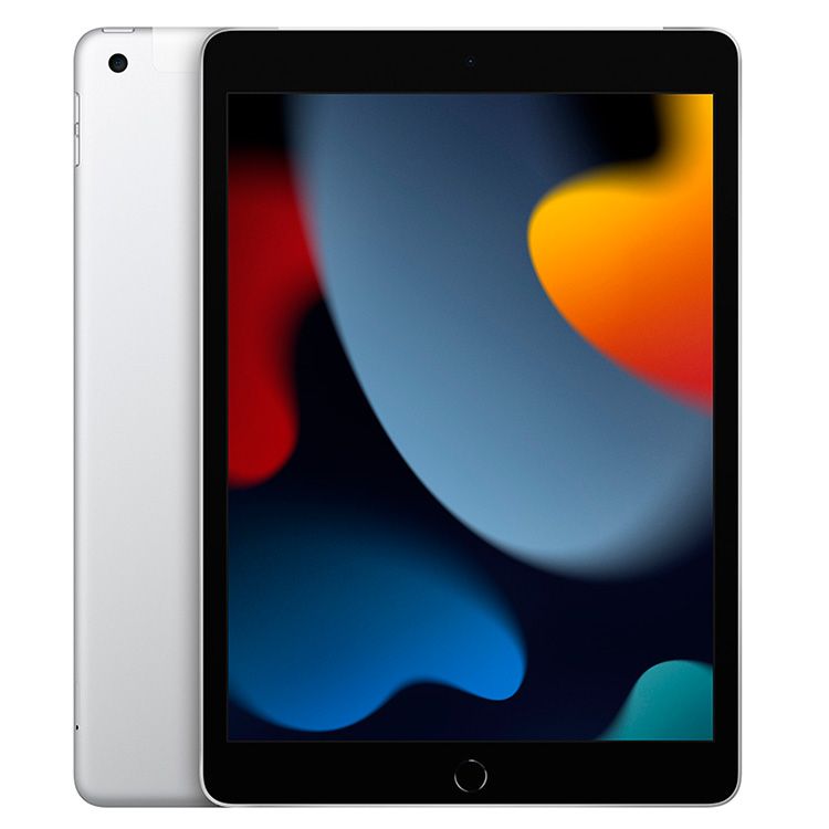 2021 Apple iPad 10.2″ (256GB, Wi-Fi + Cellular, серебристый)— фото №0