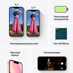 Apple iPhone 13 mini 512GB, розовый— фото №6