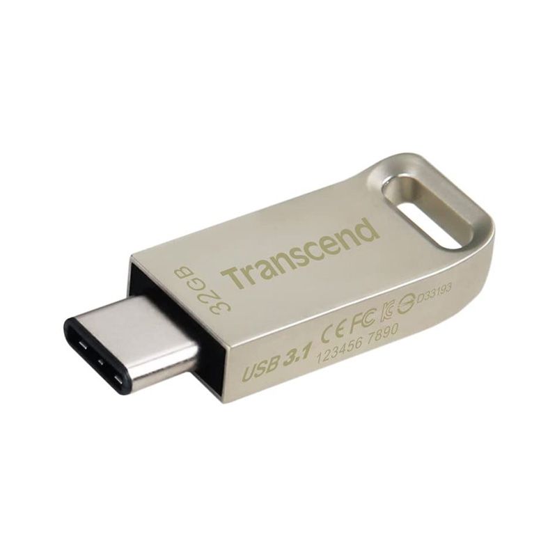 Флеш-накопитель Transcend JetFlash 850, 32GB, серебристый— фото №1