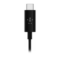 Кабель Belkin mini-jack 3.5 mm / USB-C, 0,9м, черный— фото №9