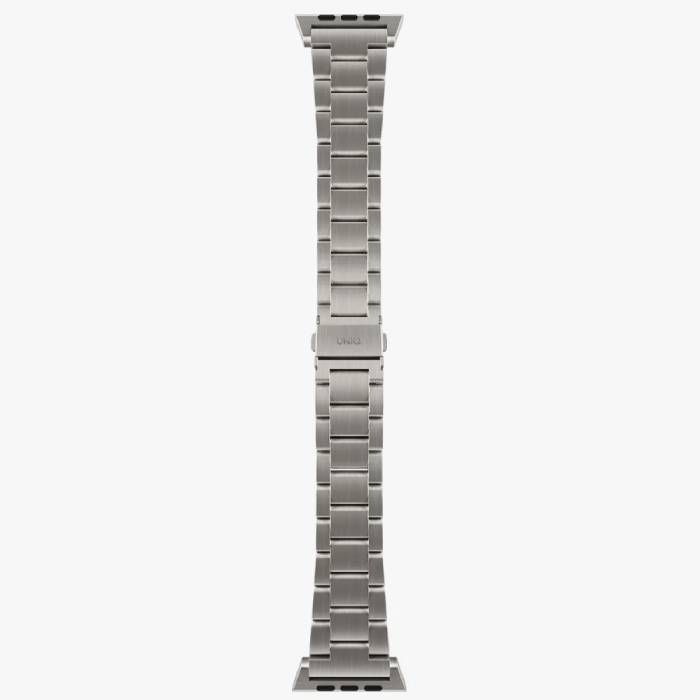 Ремешок Uniq OSTA Steel Strap with Self-Adjustable Links для Apple Watch 49mm 49mm, Нержавеющая сталь, серебристый— фото №4