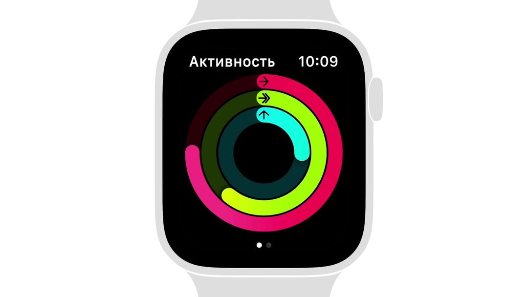 Apple Watch Series 1 (MNNG2RU/A) - 38 мм, серебристый алюминий, белый спортивный ремешок— фото №1