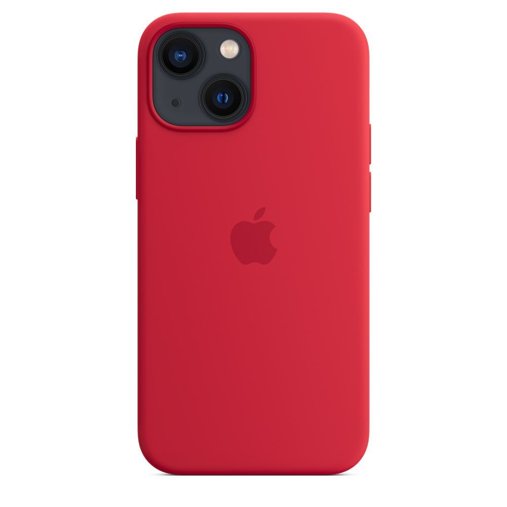 Чехол-накладка Apple MagSafe для iPhone 13 mini, силикон, (PRODUCT)RED— фото №1