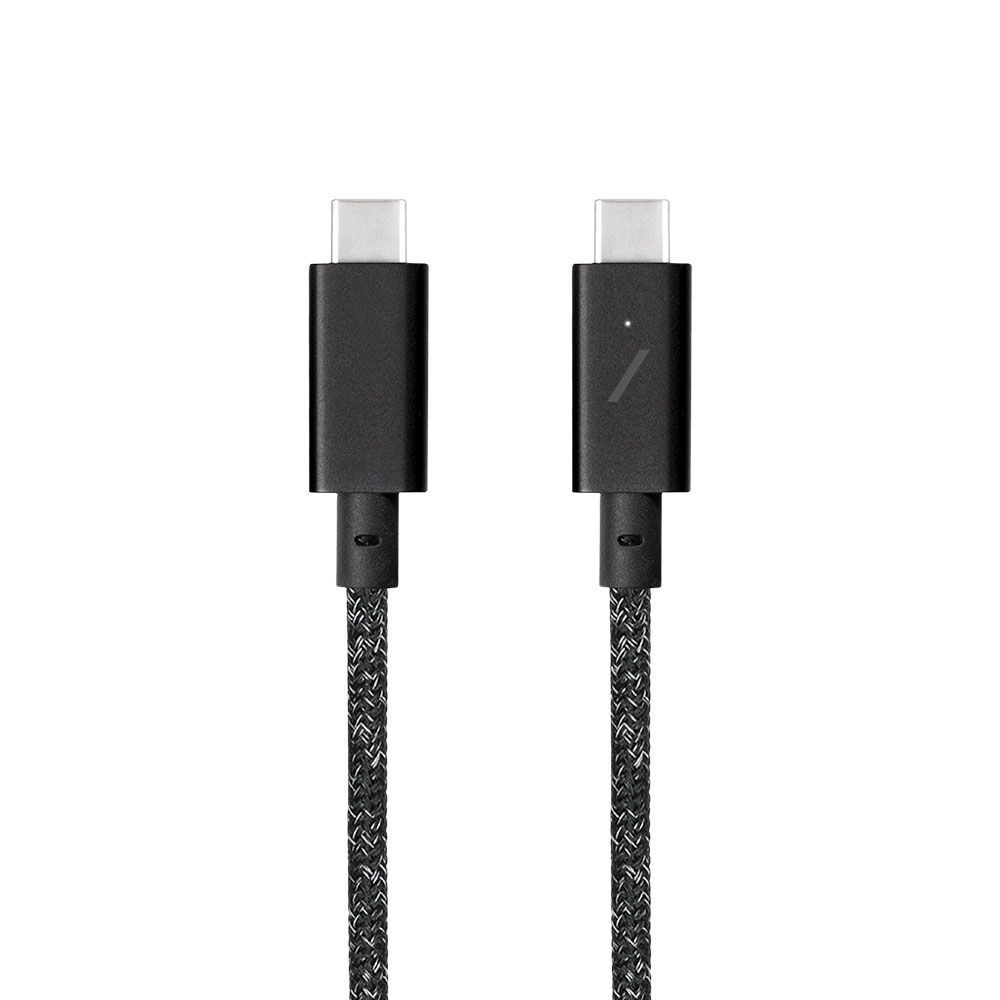 Кабель Native Union USB-C / USB-C, A, 100Вт  2,4м, черный— фото №1