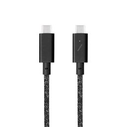 Кабель Native Union USB-C / USB-C, A, 100Вт  2,4м, черный— фото №1