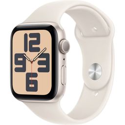 Apple Watch SE GPS  (корпус - сияющая звезда, 44mm ремешок Sport Band сияющая звезда, размер S/M)— фото №0