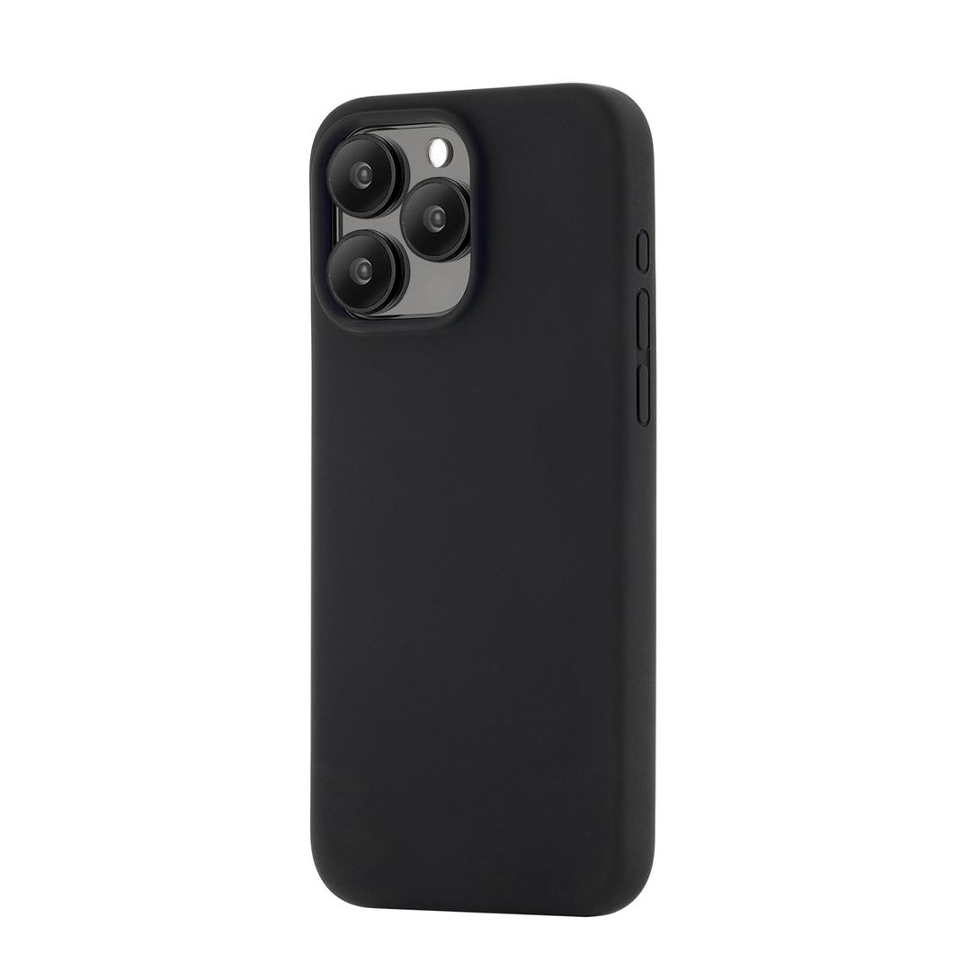 Чехол-накладка uBear Touch Mag Case для iPhone 15 Pro Max, силикон, черный— фото №1