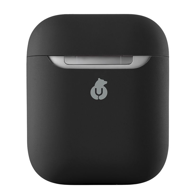 Силиконовый чехол Ubear для AirPods, цвет: черный— фото №0