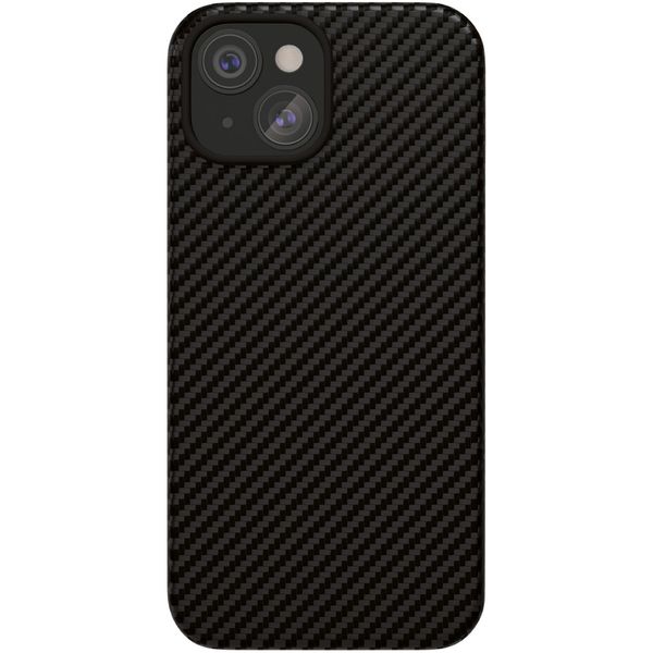 Чехол-накладка VLP Kevlar Case для iPhone 15, кевлар, черный— фото №0