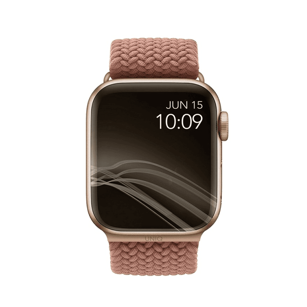 Ремешок Uniq Aspen для Apple Watch 41mm, Нейлон, розовый— фото №1