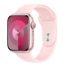 Apple Watch Series 9  (корпус - розовый, 41mm ремешок Sport Band розовый, размер S/M)— фото №0