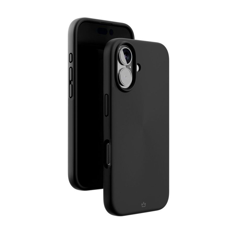 Чехол-накладка VLP Aster Case для iPhone 16, силикон, черный— фото №3