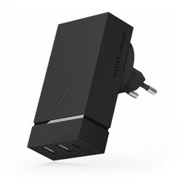 Зарядное устройство сетевое Native Union Smart Charger PD, 45Вт, серый— фото №0