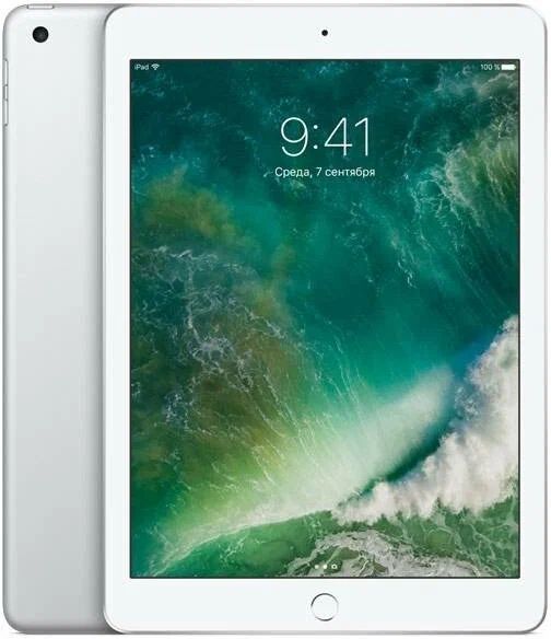 2017 Apple iPad 9,7″ (32Gb, Wi-Fi + сотовая связь, серебристый)— фото №0