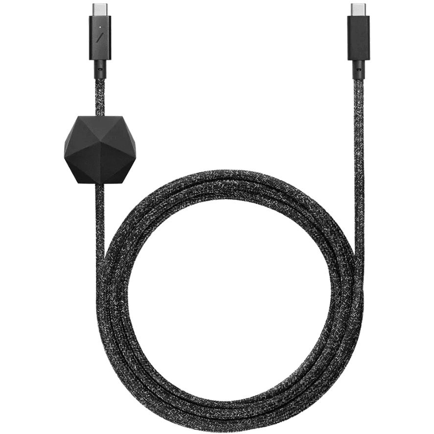 Кабель Native Union Desk cable USB-C / USB-C 2,4м, серый— фото №0