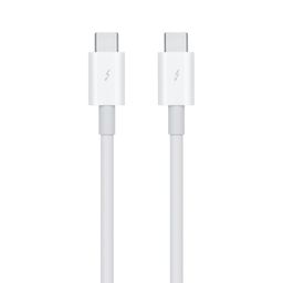 Кабель Apple Thunderbolt 3 USB-C / USB-C, A, 100Вт  0,8м, белый— фото №1