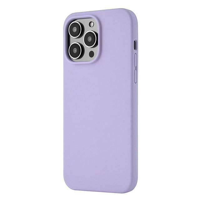 Чехол-накладка uBear Touch Mag Case для iPhone 14 Pro Max, силикон, фиолетовый— фото №0