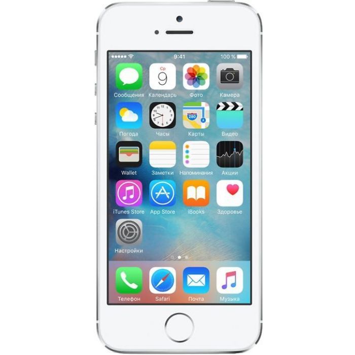 iPhone 5s 16Gb, серебристый— фото №0