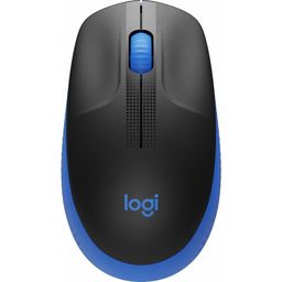 Мышь Logitech M190, беспроводная, черный+синий— фото №0