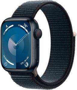 Apple Watch Series 9  (корпус - темная ночь, 41mm ремешок Sport Loop темная ночь)— фото №0