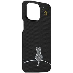 Чехол-накладка Asynora Magnetic aramid fiber cat для iPhone 15 Pro Max, кевлар, цветной— фото №3