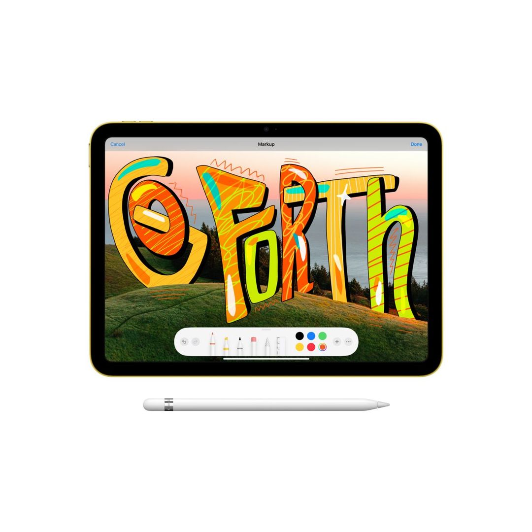 2022 Apple iPad 10.9″ (256GB, Wi-Fi + Cellular, желтый)— фото №4