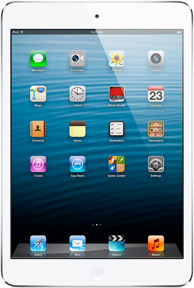 2012 Apple iPad mini 7,9″ (32Gb, Wi-Fi, белый с серебристым)— фото №0