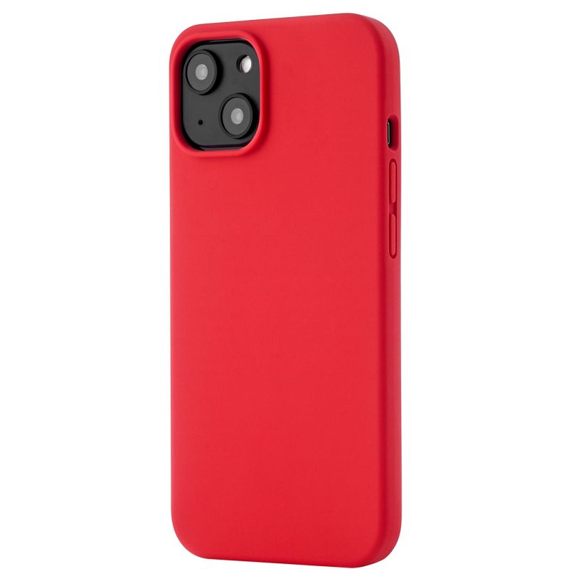 Чехол-накладка uBear Touch Mag Case для iPhone 14, силикон, красный— фото №0