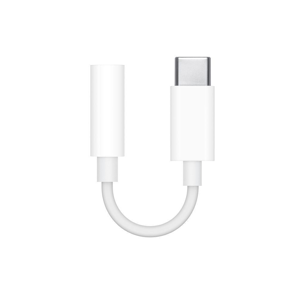 Адаптер Apple USB-C to 3.5mm jack USB-C / jack 3.5mm, белый— фото №1