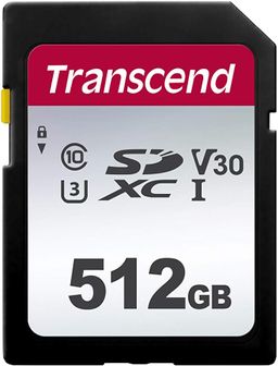 Карта памяти SDXC Transcend 300S, 512GB— фото №0