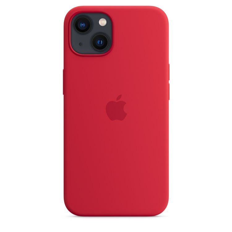 Чехол-накладка Apple MagSafe для iPhone 13, силикон, (PRODUCT)RED— фото №1