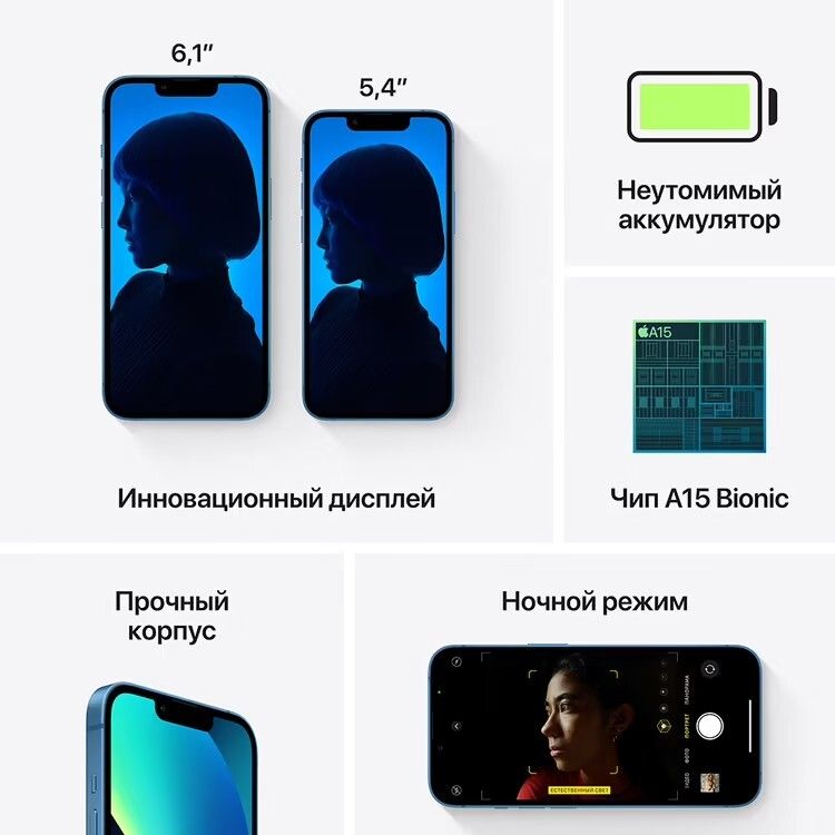 iPhone 13 mini 512Gb, синий— фото №1