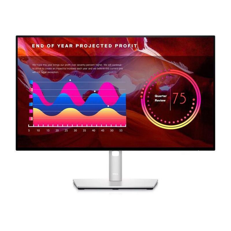 Монитор Dell UltraSharp U2422H 23.8″, серебристый— фото №0